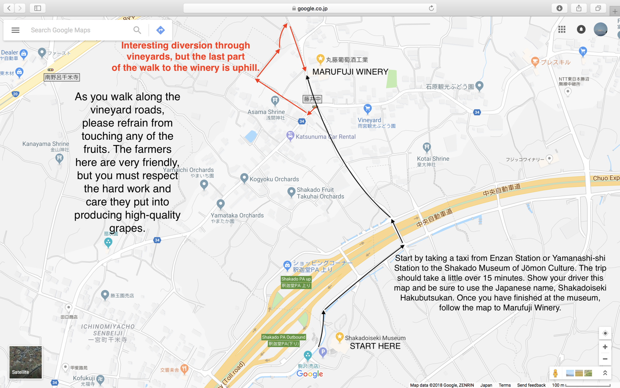 Shakado Museum to Marufuji Winery