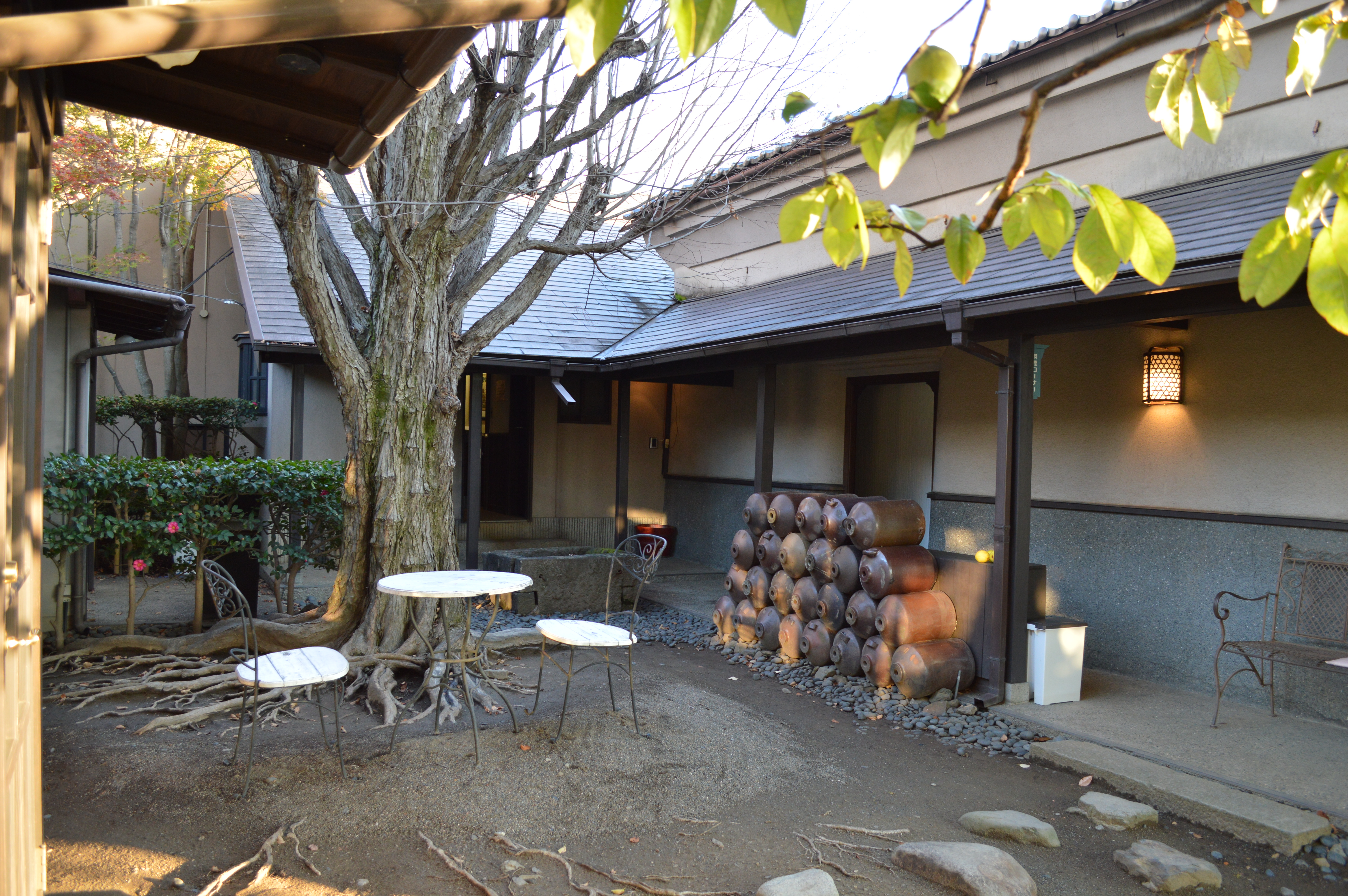 The Inner courtyard of Suzuki-En B&B