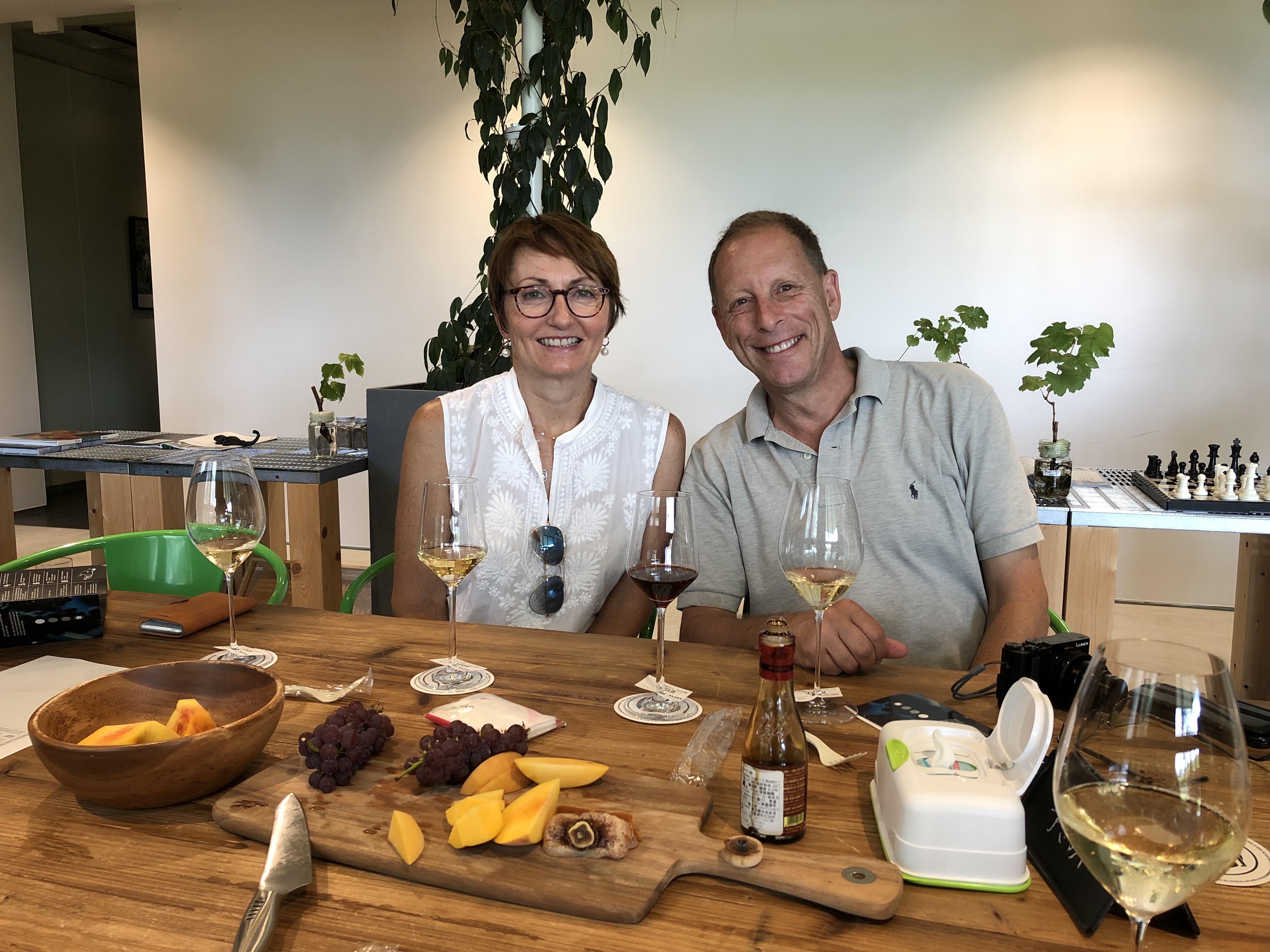 Wine tasting at MGVs Winery